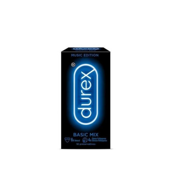 Durex Preservativos Basic Mix Caja 4 Unidades Sin Latex + 6 Unidades Natural | Farmacia Sant Ermengol