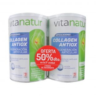 Vitanatur Collagen Colageno Antiox Plus Frutos Rojos Duplo 2X360G | Farmacia Sant Ermengol