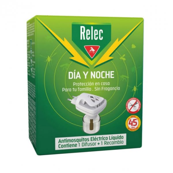 Relec Día Y Noche Difusor Antimosquitos Eléctrico + 1 Recambio 35Ml | Farmacia Sant Ermengol
