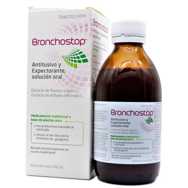 Bronchostop Jarabe Antitusivo Y Expectorante 200Ml | Farmacia Sant Ermengol