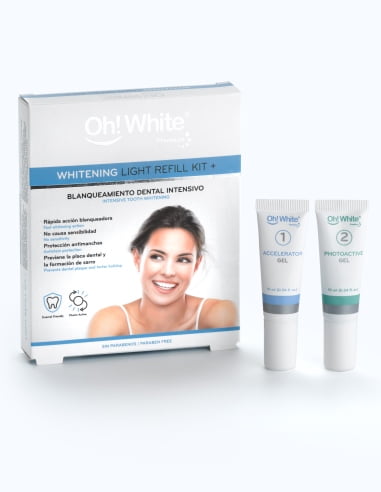 Oh! White Whitening Light Refill Kit+ Recambios Para Kit | Farmacia Sant Ermengol