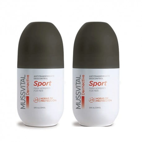 Mussvital Dermactive Desodorante Sport Para Hombres Dúo 2X75Ml | Farmacia Sant Ermengol