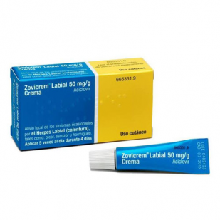 Zovicrem Labial 50 Mg/G Crema 2 G Tubo | Farmacia Sant Ermengol