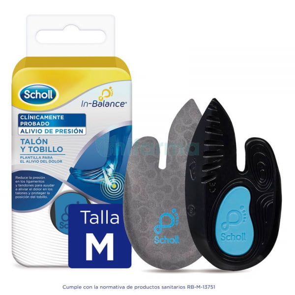 Scholl Plantillas Tobillo Y Talon In-Balance Talla S 1 Par | Farmacia Sant Ermengol