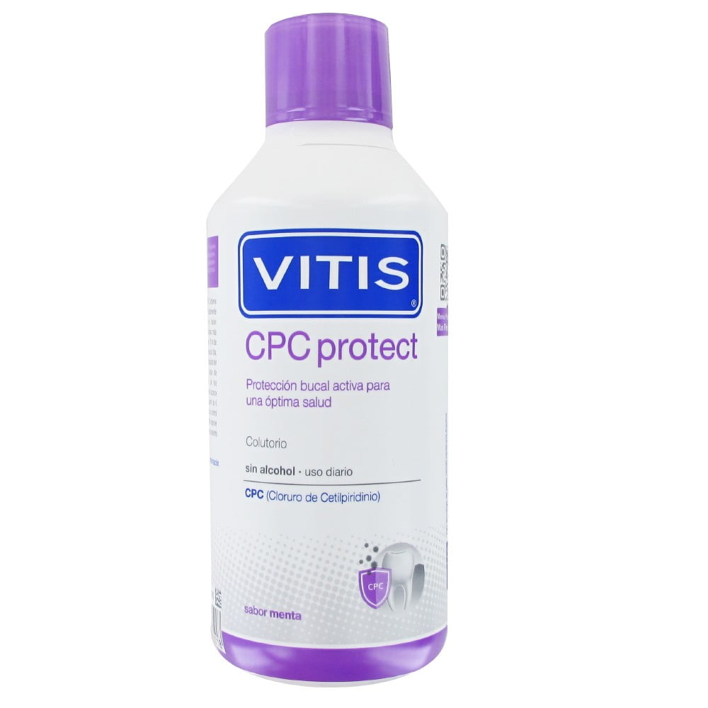 Vitis Cpc Protect Colutorio Sabor Menta 500Ml | Farmacia Sant Ermengol