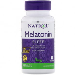 Natrol Melatonina 3Mg Sleep Time Release 100 Tabletas | Farmacia Sant Ermengol