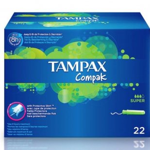 Tampax Compak Super Tampones 22 Unidades | Farmacia Sant Ermengol