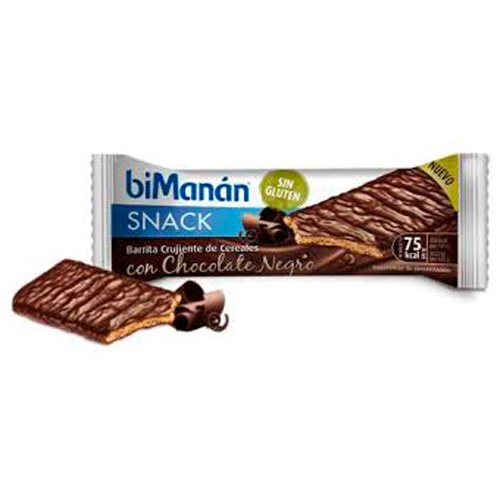 Bi-Manan Snack Chocolate Negro 1 Unidad | Farmacia Sant Ermengol